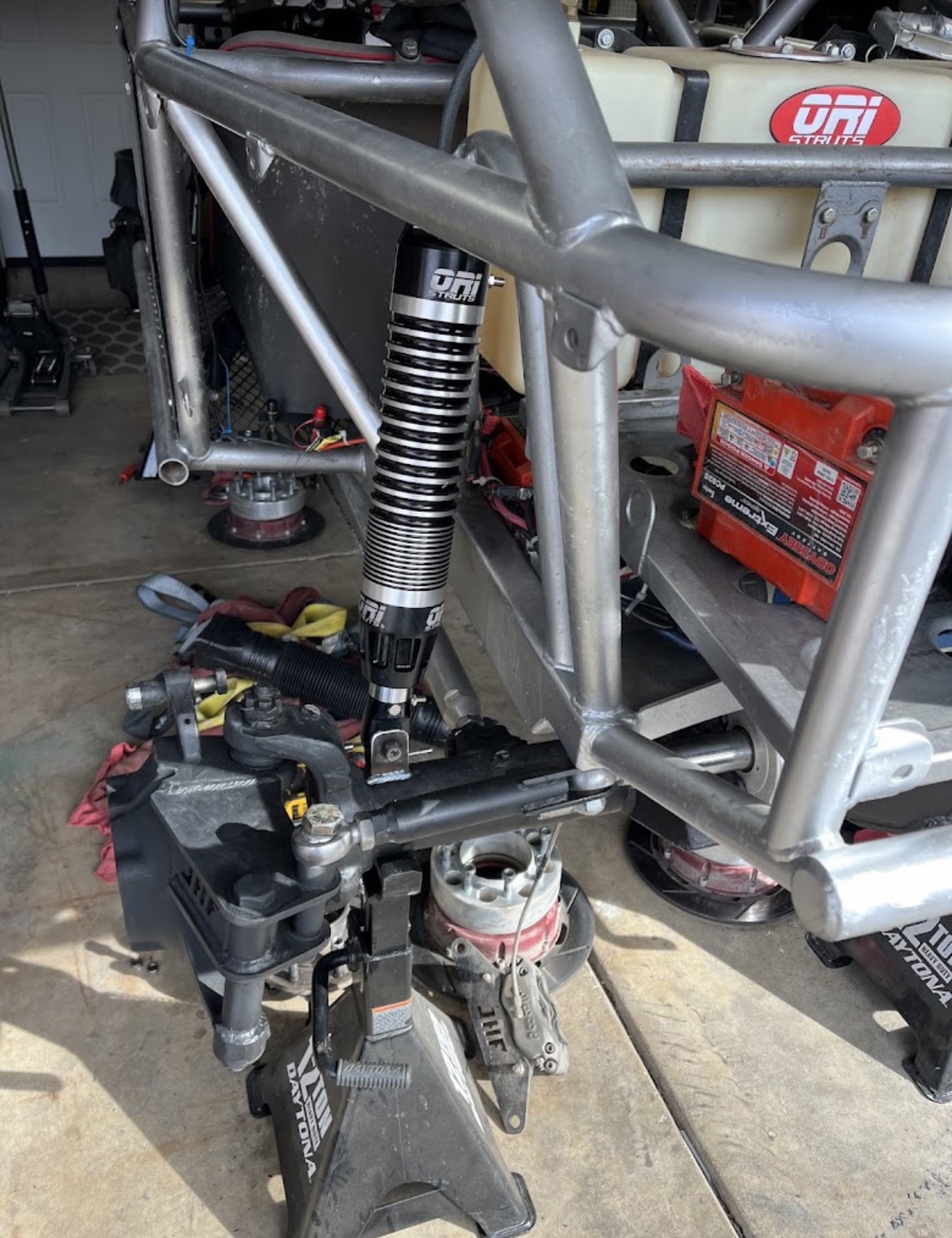 Custom tubular chromoly off-road buggy frame